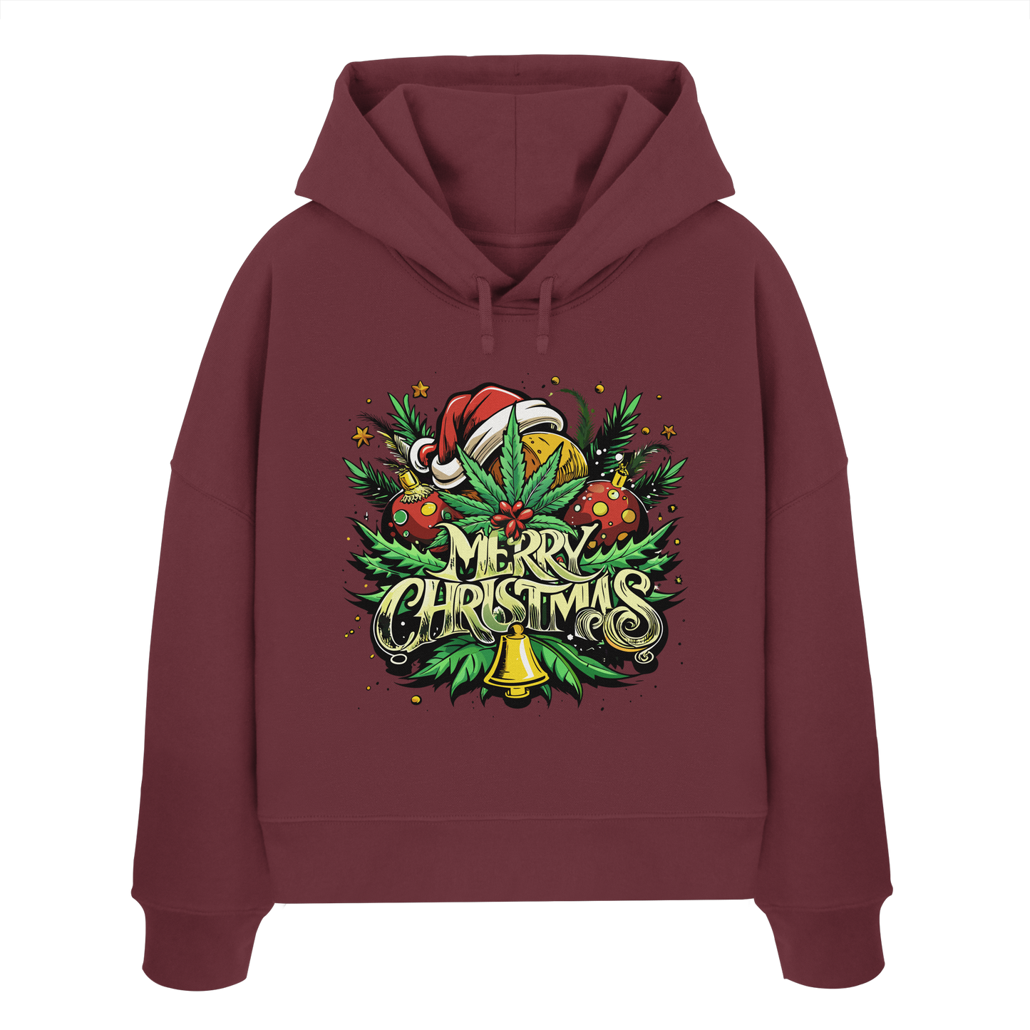 Bell Christmas - Ladies Boxcut Hoodie