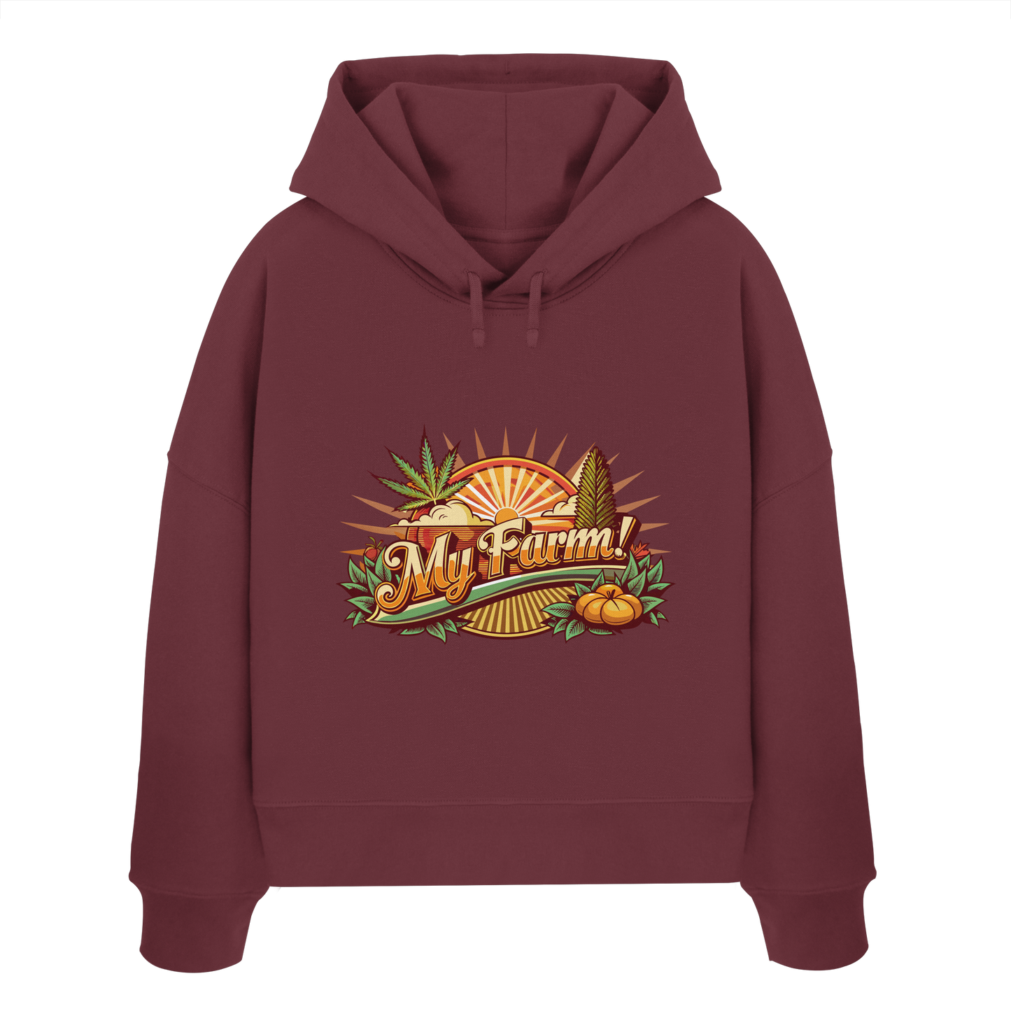 My Farm - Ladies Boxcut Hoodie