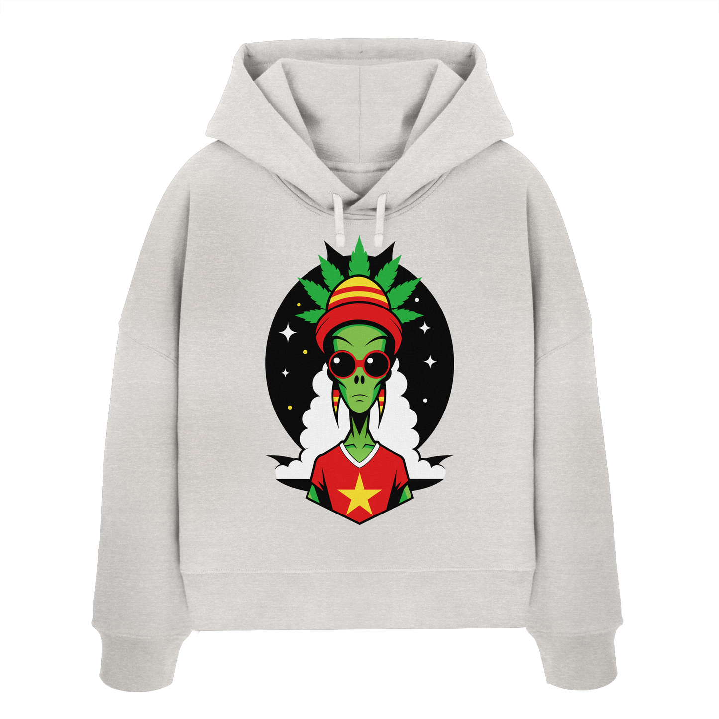 Alien - Ladies Boxcut Hoodie