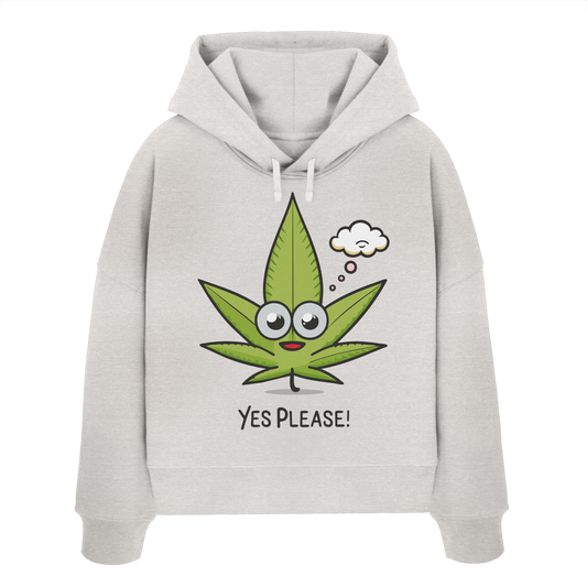 Yes Please - Ladies Boxcut Hoodie