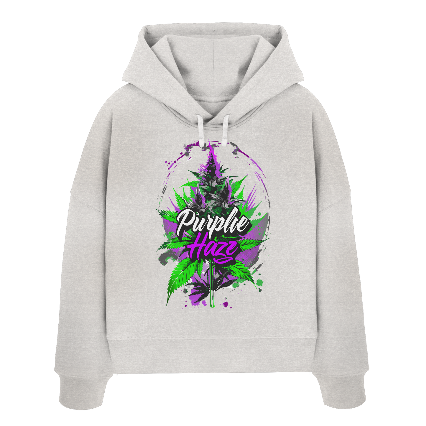 Purple Haze - Ladies Boxcut Hoodie