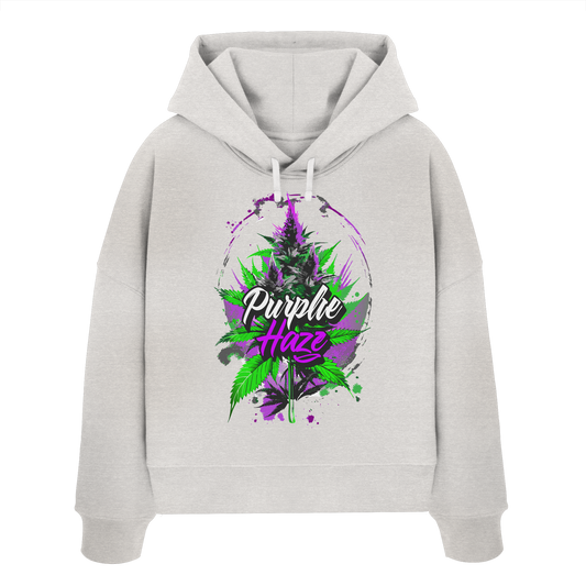 Purple Haze - Ladies Boxcut Hoodie