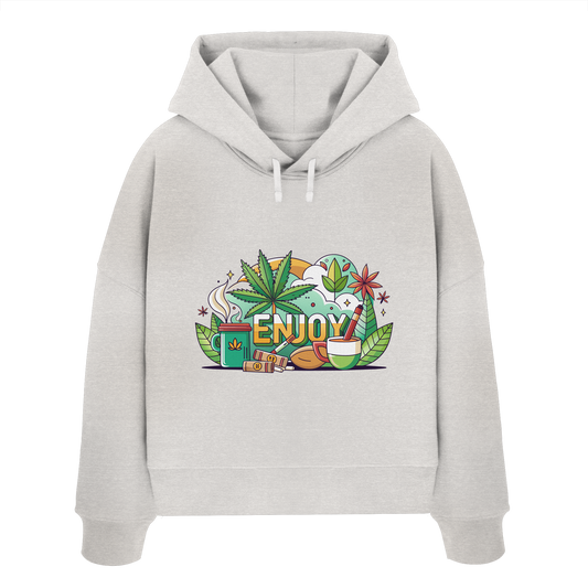 Enjoy - Ladies Boxcut Hoodie