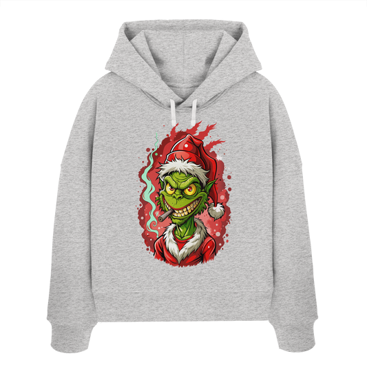 Angry Grinch - Ladies Boxcut Hoodie