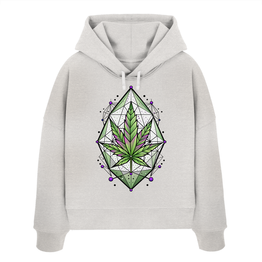 Leaf Construct - Ladies Boxcut Hoodie