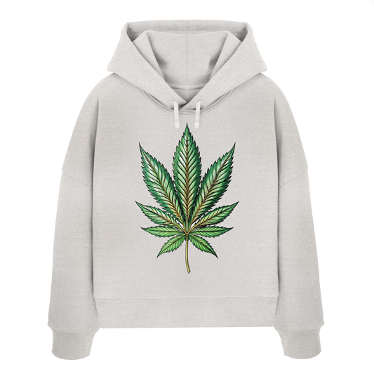 Leaf - Ladies Boxcut Hoodie