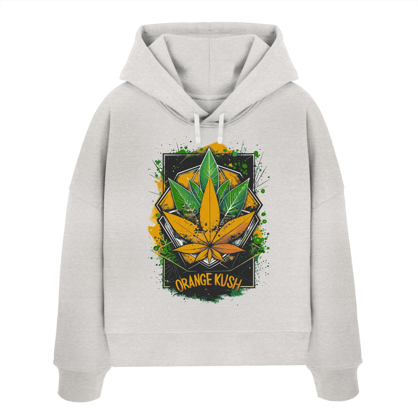 Orange Kush - Ladies Boxcut Hoodie