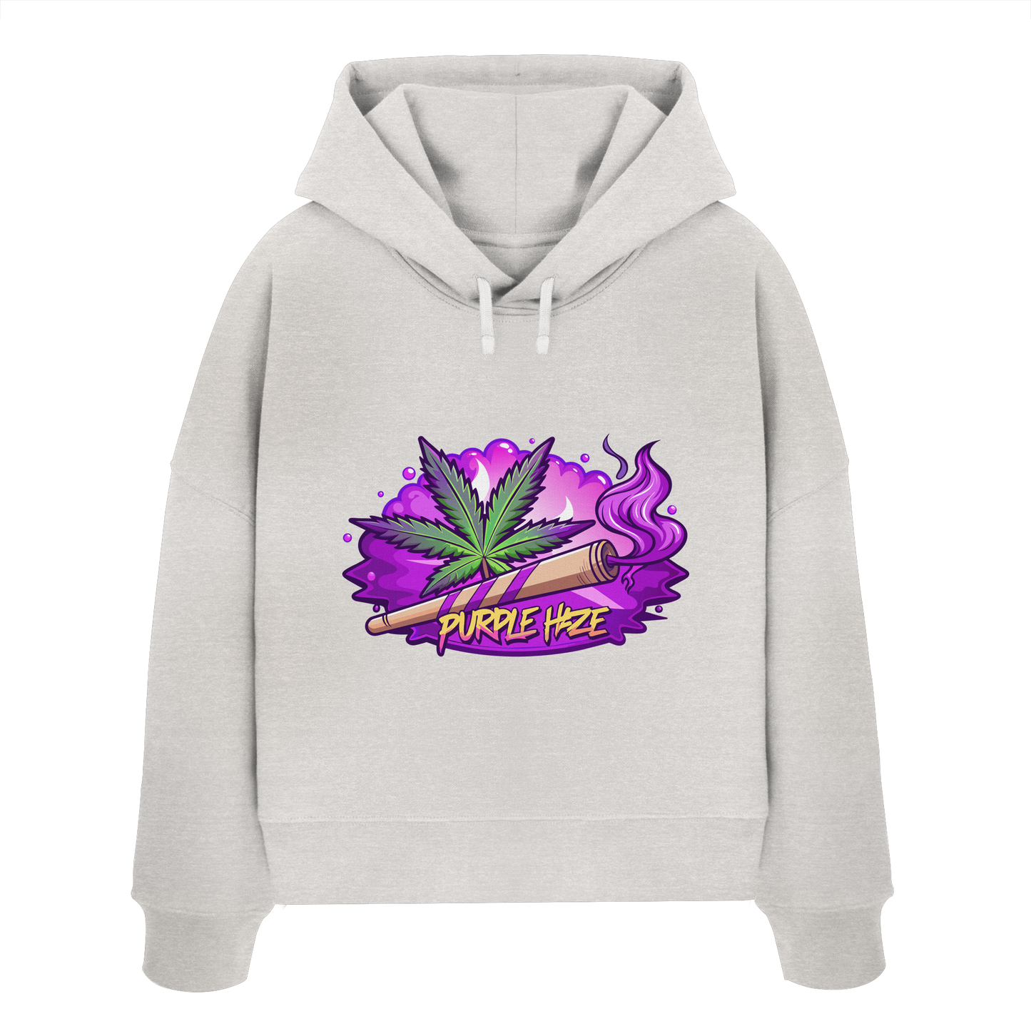 Purple Haze Joint - Ladies Boxcut Hoodie