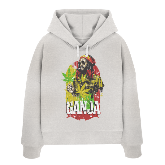 Ganja - Ladies Boxcut Hoodie