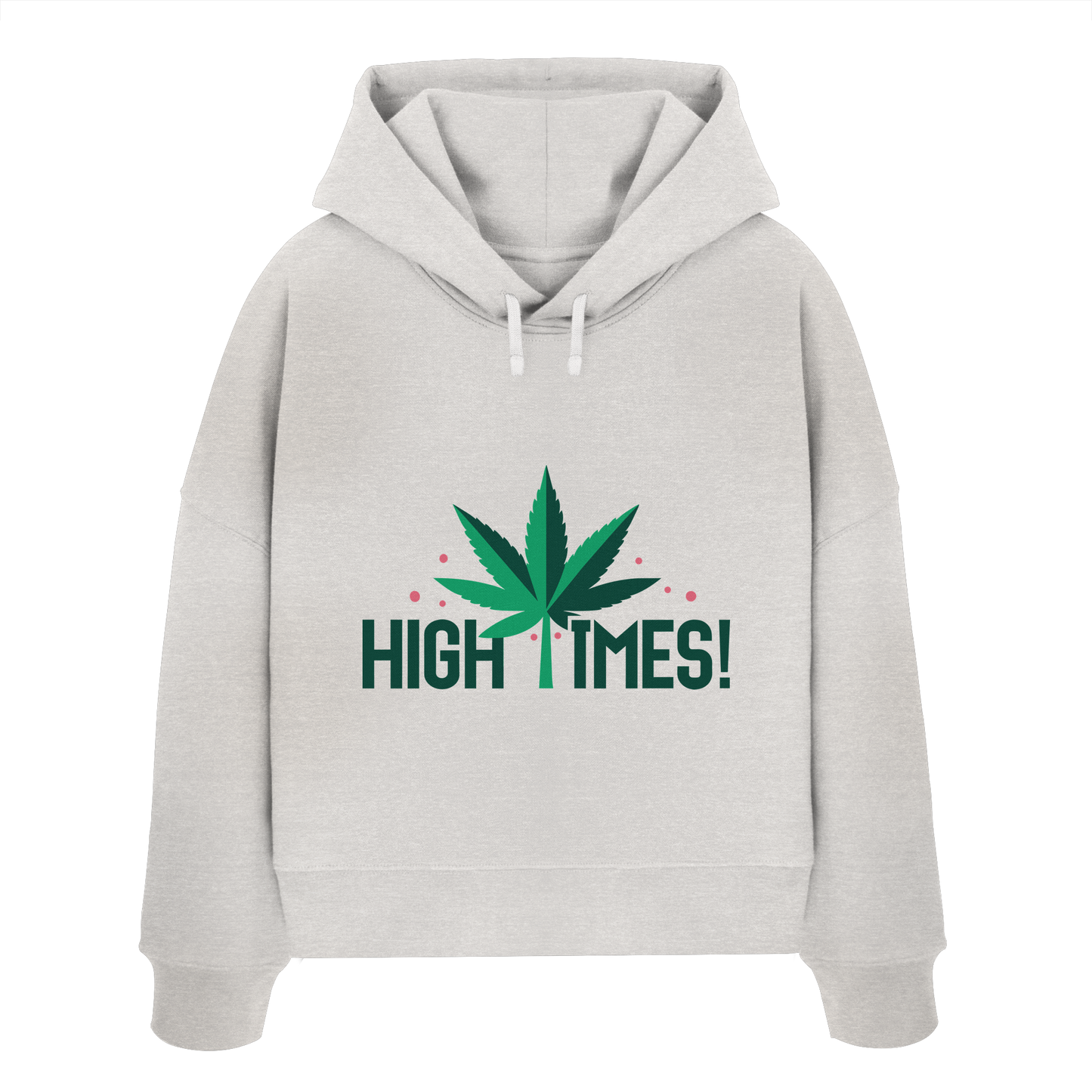 High Times Leaf - Ladies Boxcut Hoodie