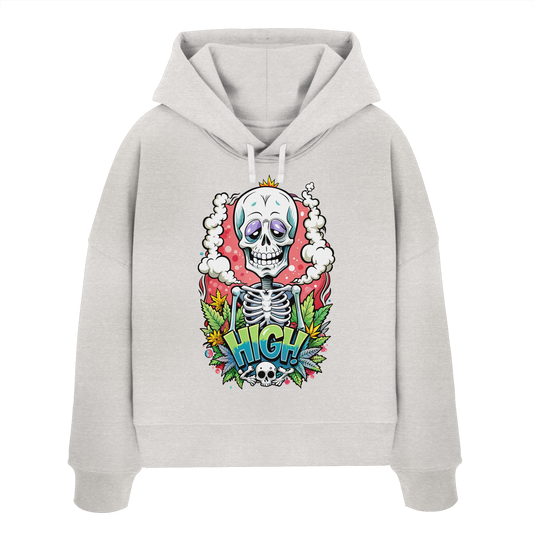 High Skelekton - Ladies Boxcut Hoodie