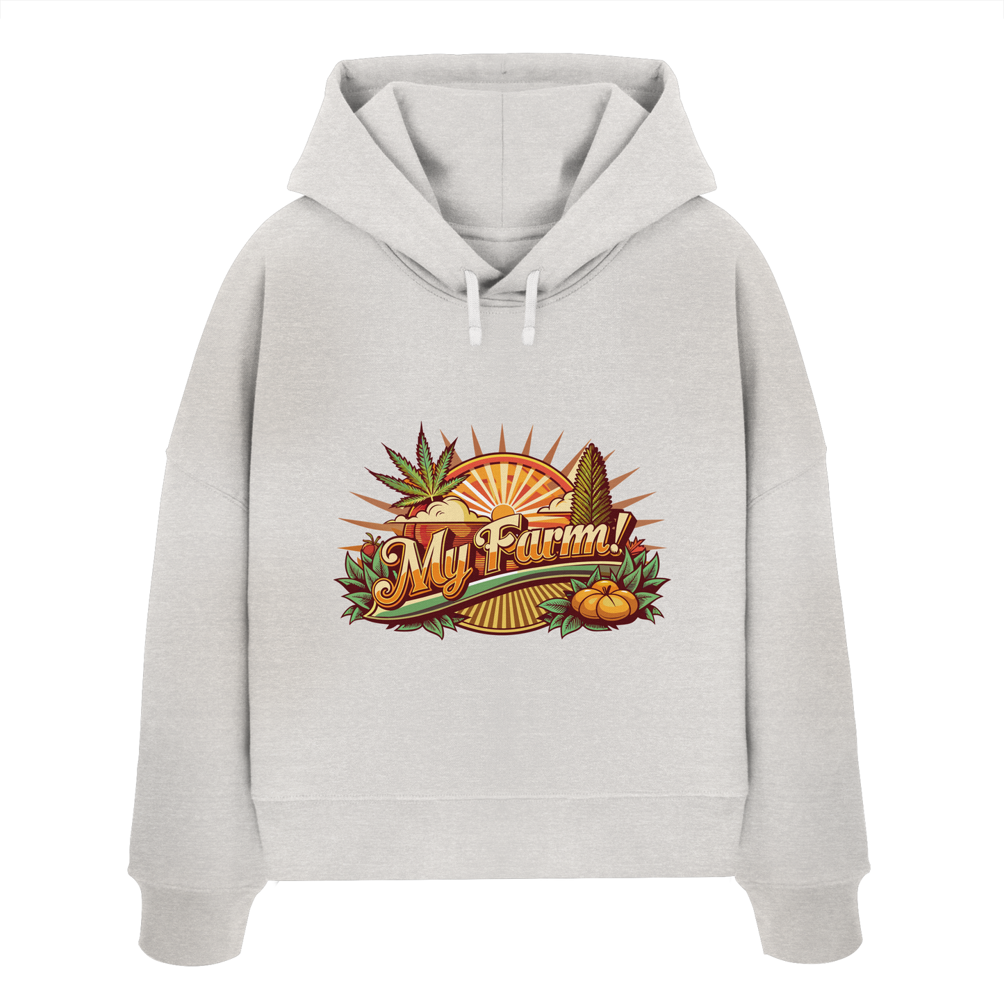 My Farm - Ladies Boxcut Hoodie