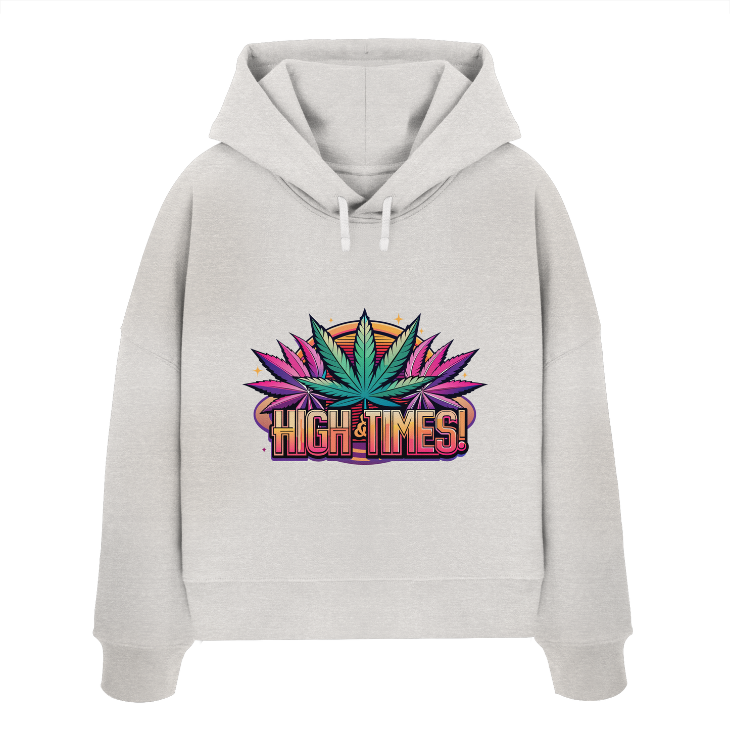 High Times Ufo - Ladies Boxcut Hoodie