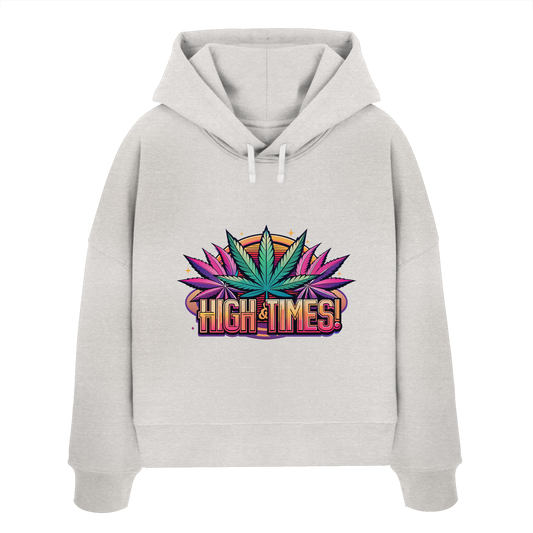 High Times Ufo - Ladies Boxcut Hoodie