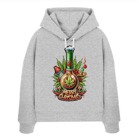 Bong Christmas - Ladies Boxcut Hoodie