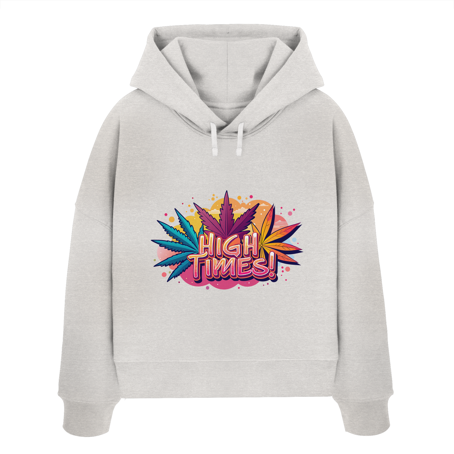 High Times Leafs - Ladies Boxcut Hoodie