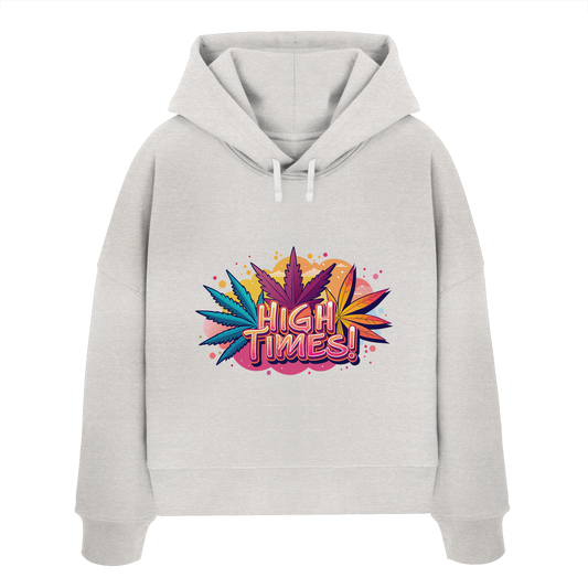 High Times Leafs - Ladies Boxcut Hoodie