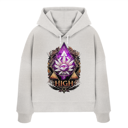 High - Ladies Boxcut Hoodie