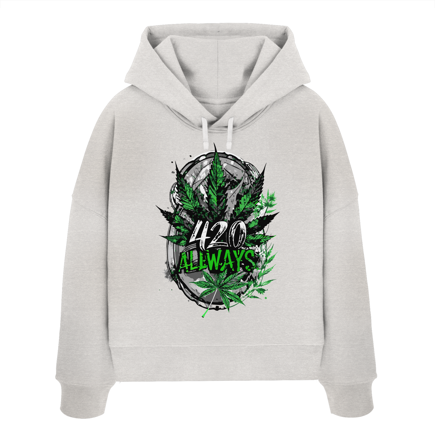 420 Always - Ladies Boxcut Hoodie