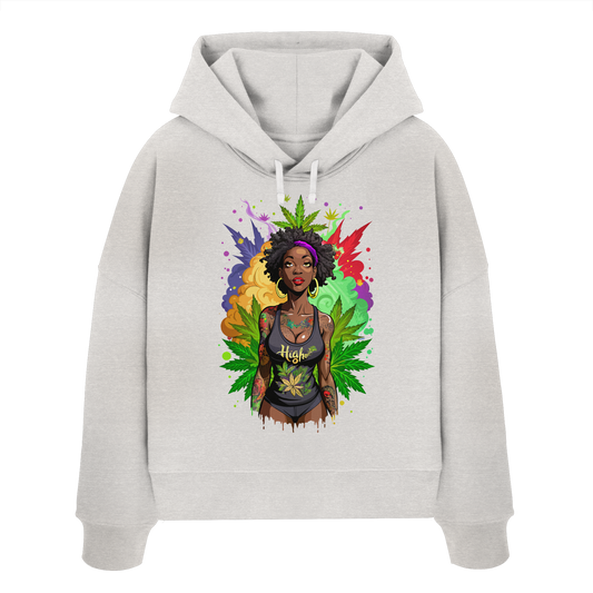 High Girl - Ladies Boxcut Hoodie