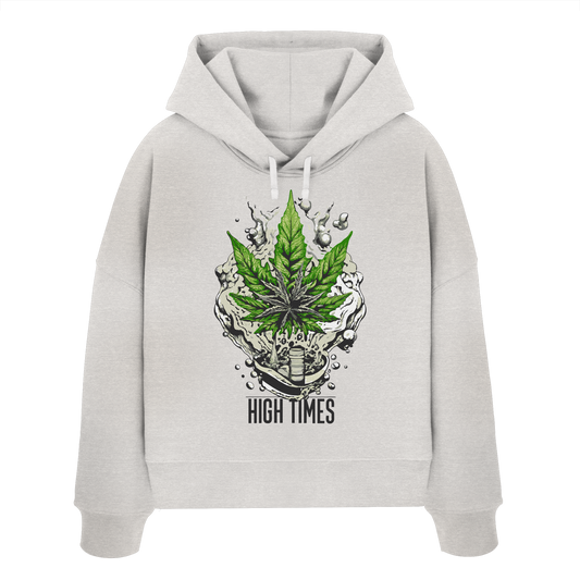 High Times Rocks - Ladies Boxcut Hoodie