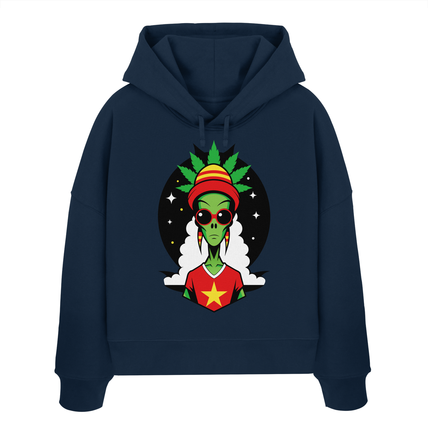 Alien - Ladies Boxcut Hoodie