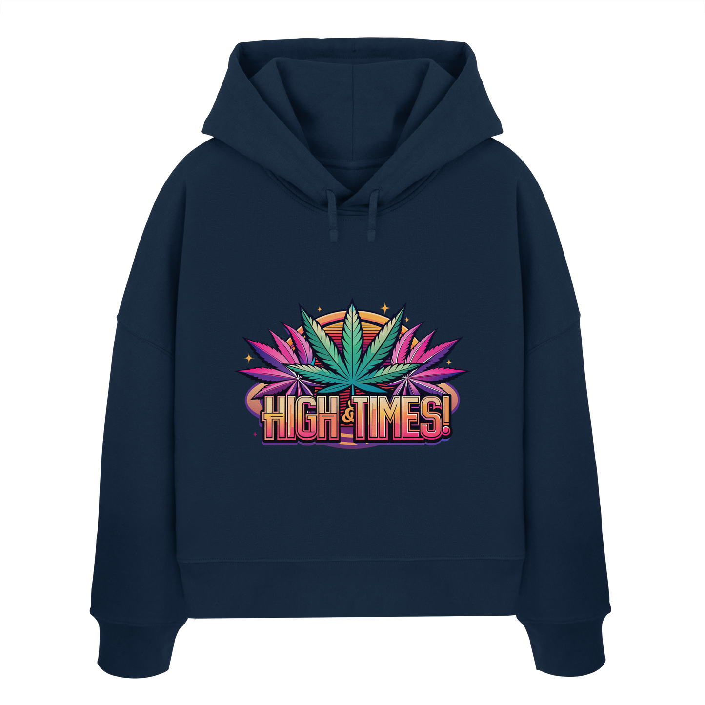 High Times Ufo - Ladies Boxcut Hoodie