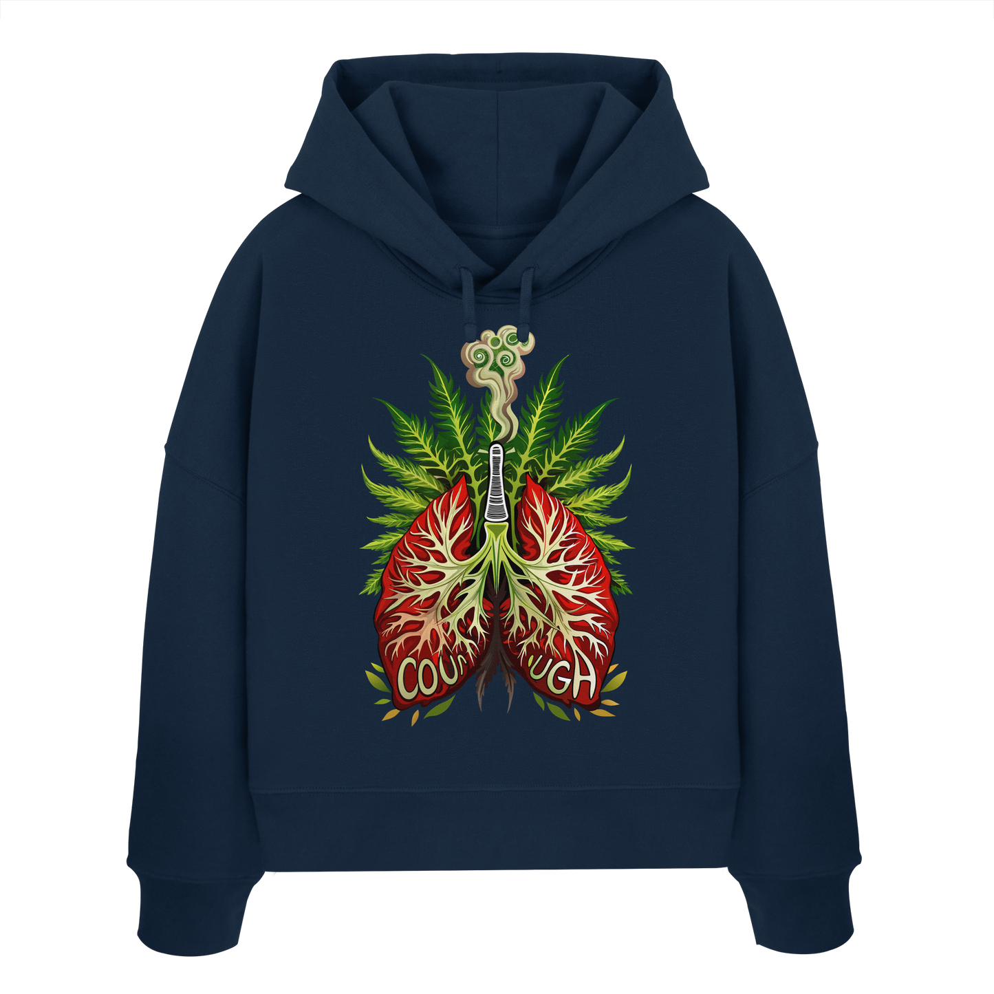 Couugh - Ladies Boxcut Hoodie