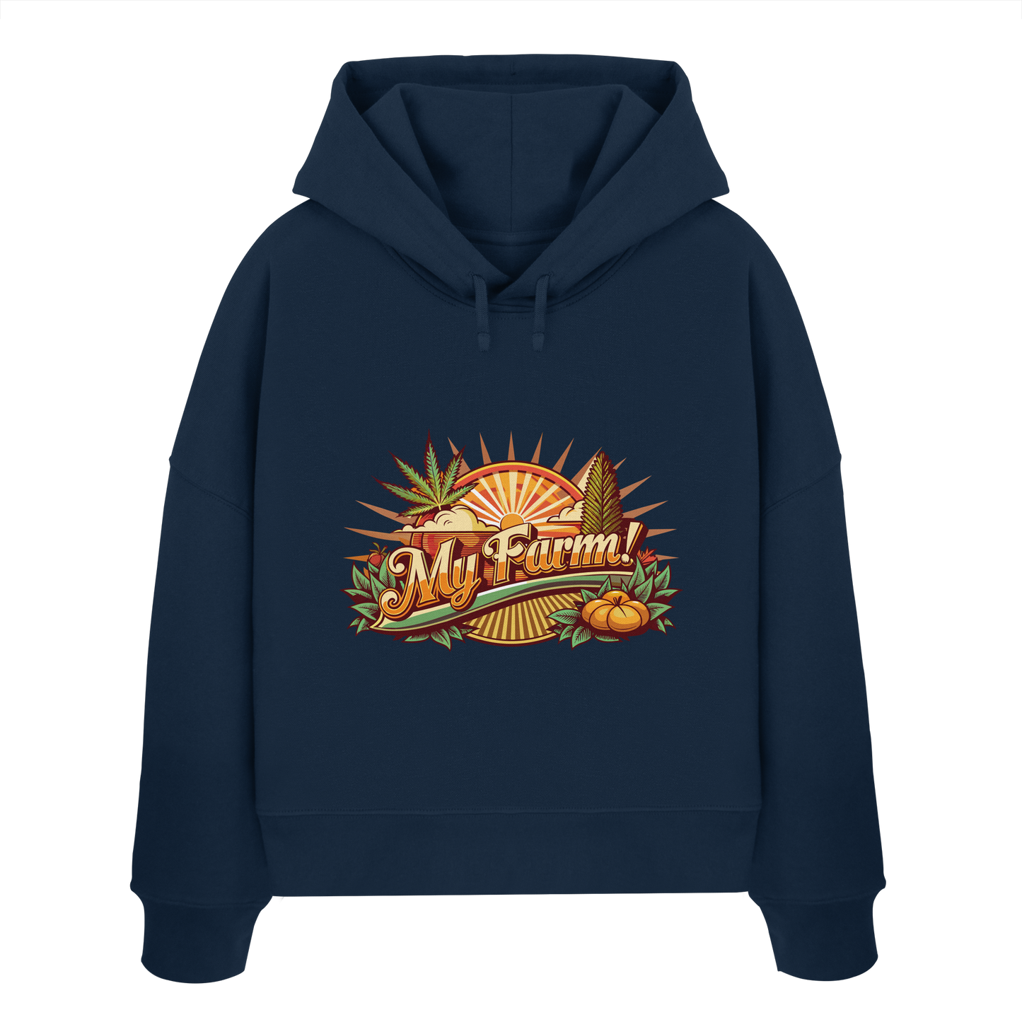 My Farm - Ladies Boxcut Hoodie