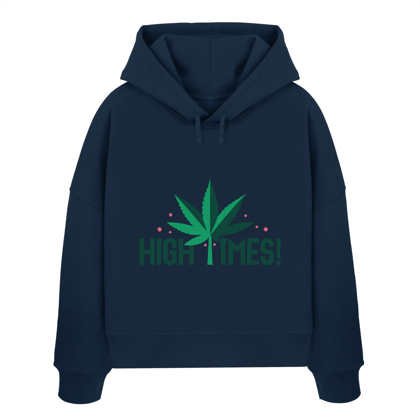 High Times Leaf - Ladies Boxcut Hoodie