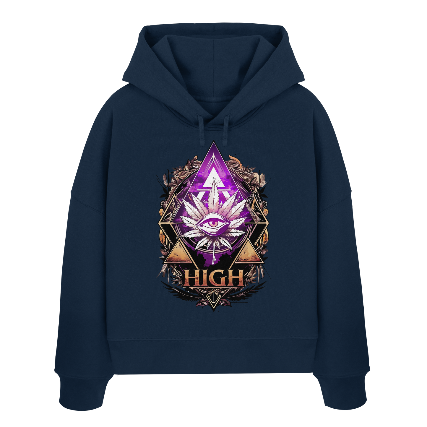 High - Ladies Boxcut Hoodie