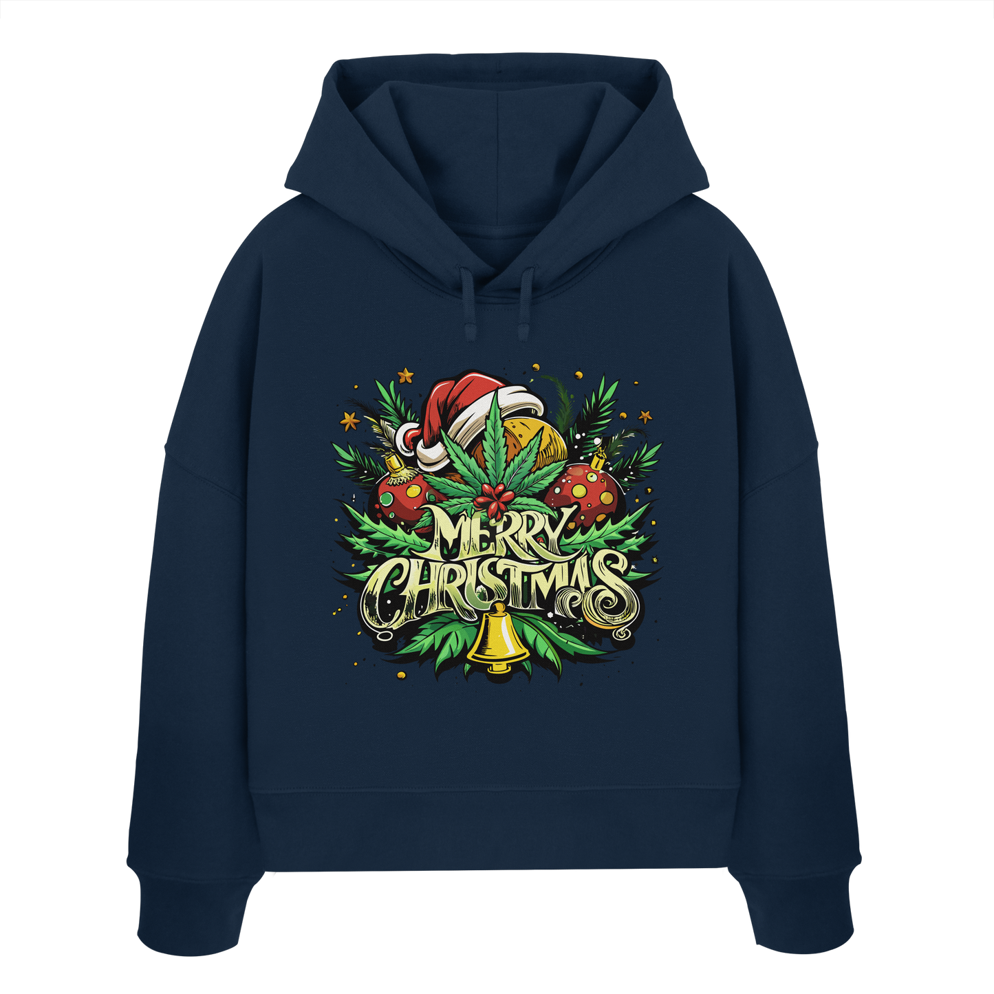 Bell Christmas - Ladies Boxcut Hoodie