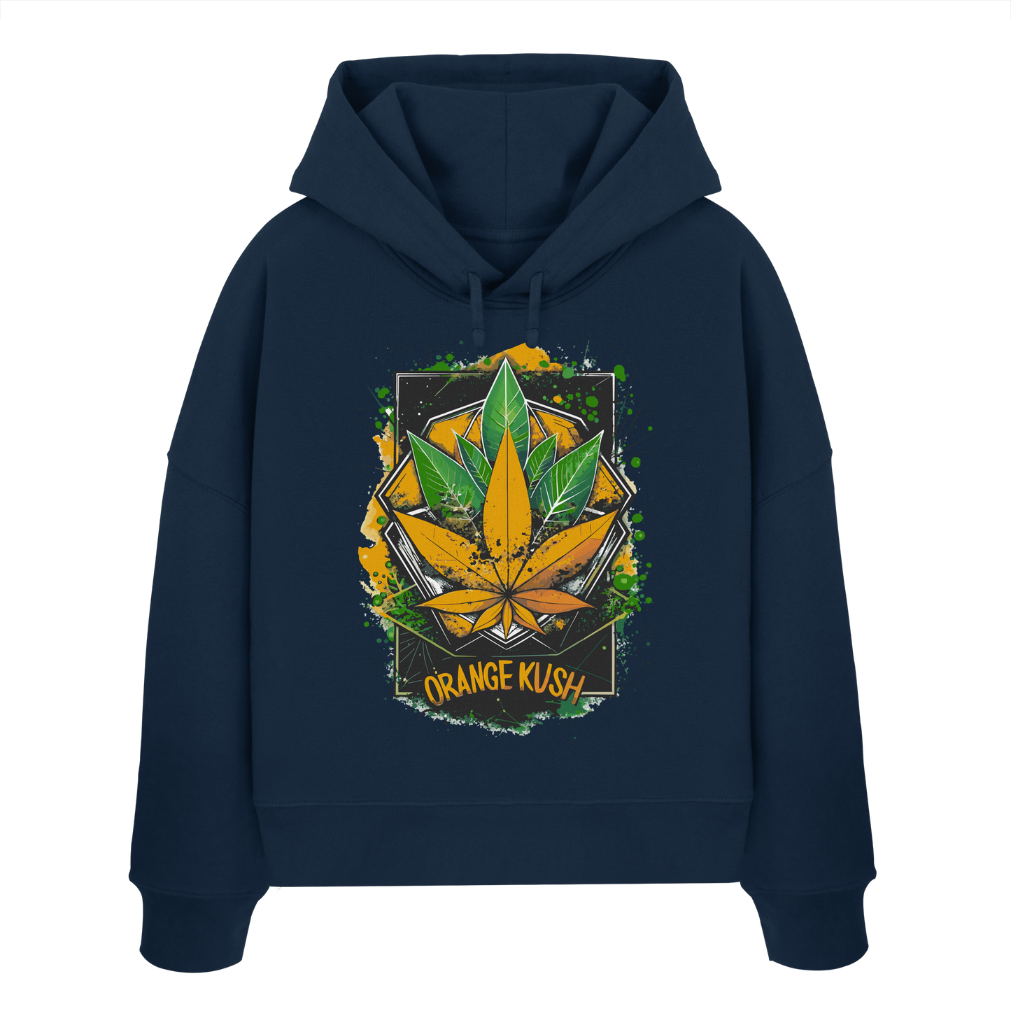 Orange Kush - Ladies Boxcut Hoodie