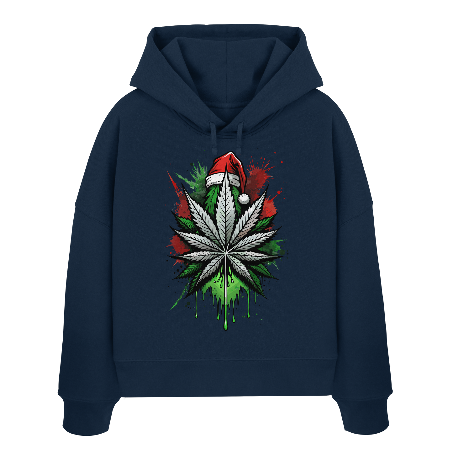 Cap Cannabis - Ladies Boxcut Hoodie