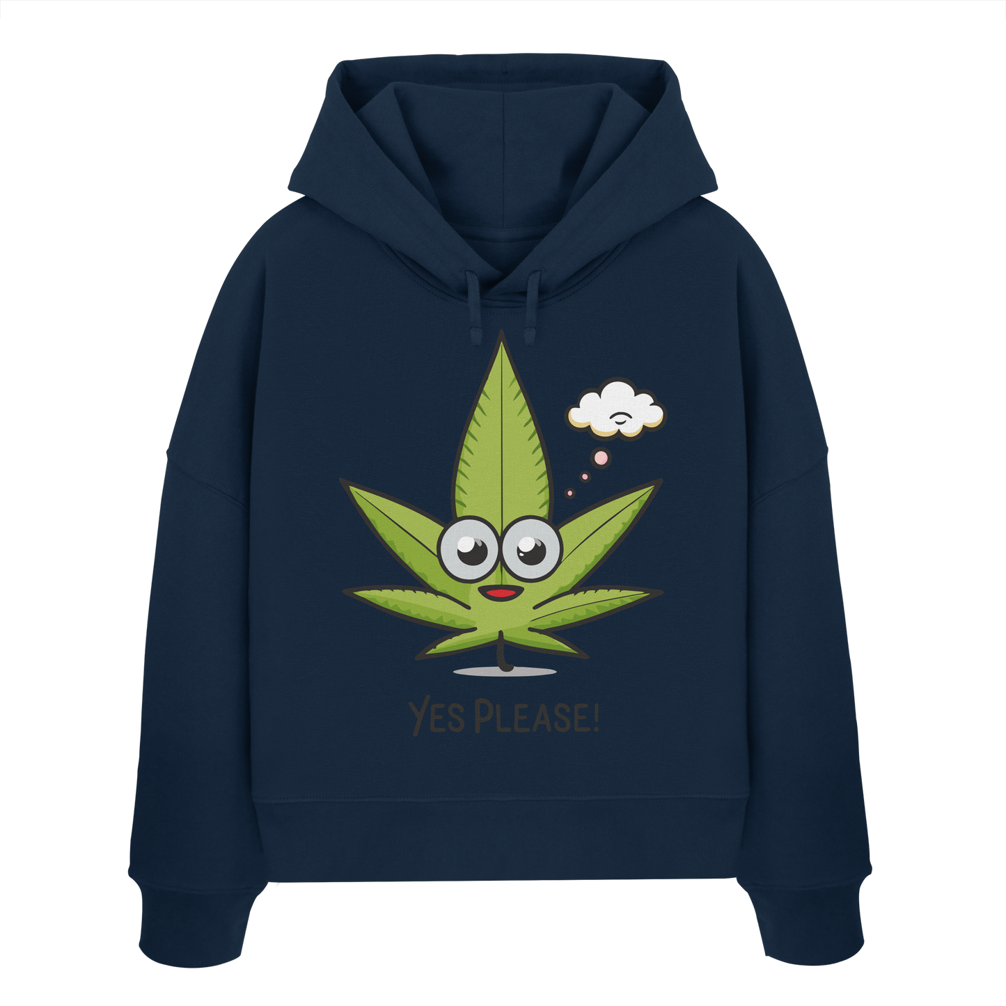 Yes Please - Ladies Boxcut Hoodie