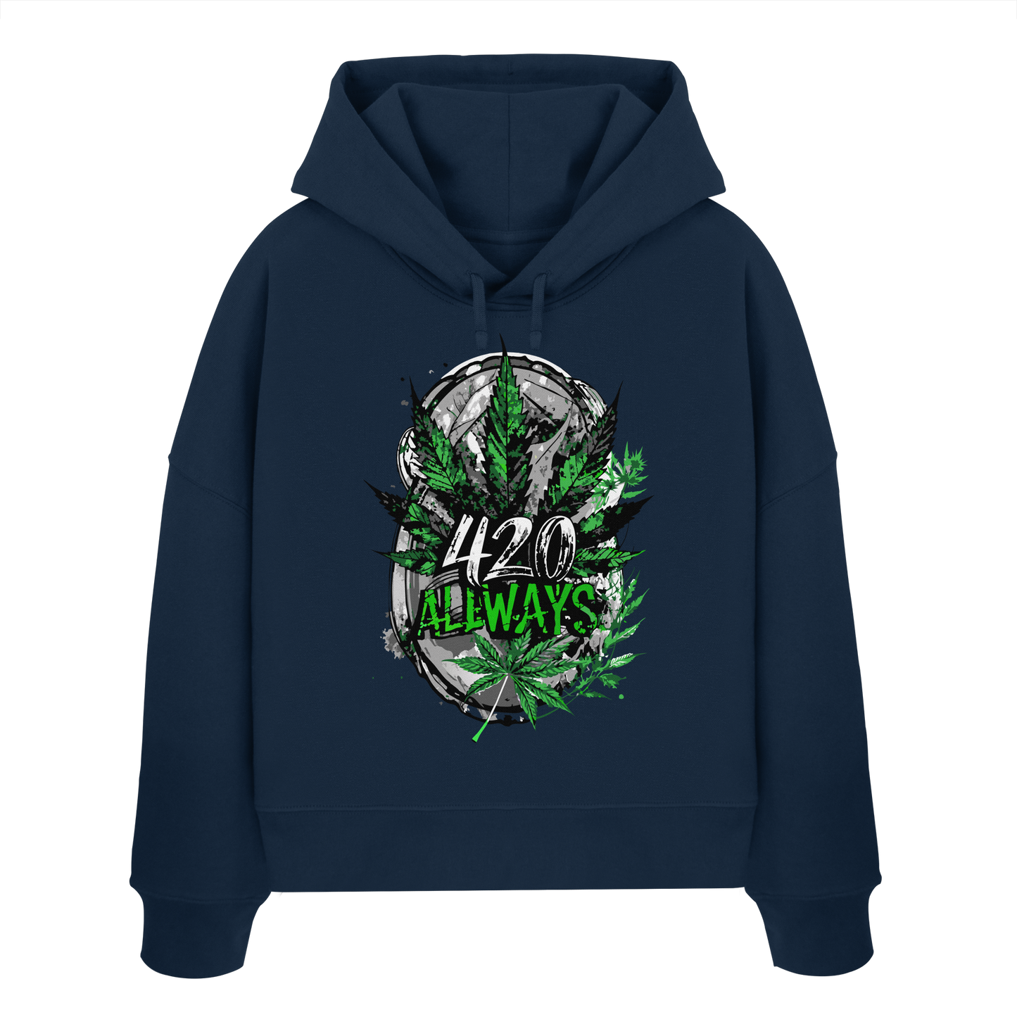 420 Always - Ladies Boxcut Hoodie