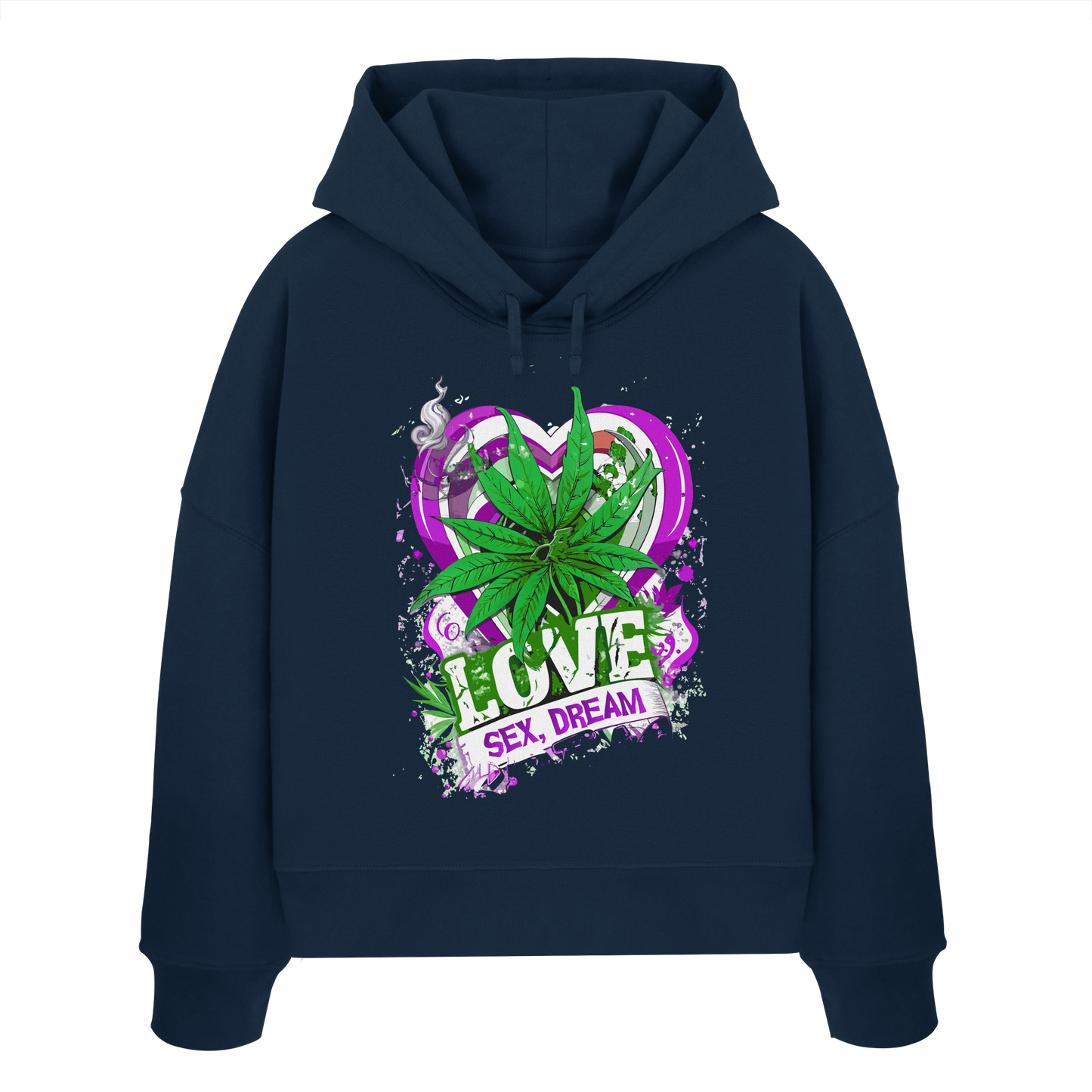 Love S#X Dream - Ladies Boxcut Hoodie