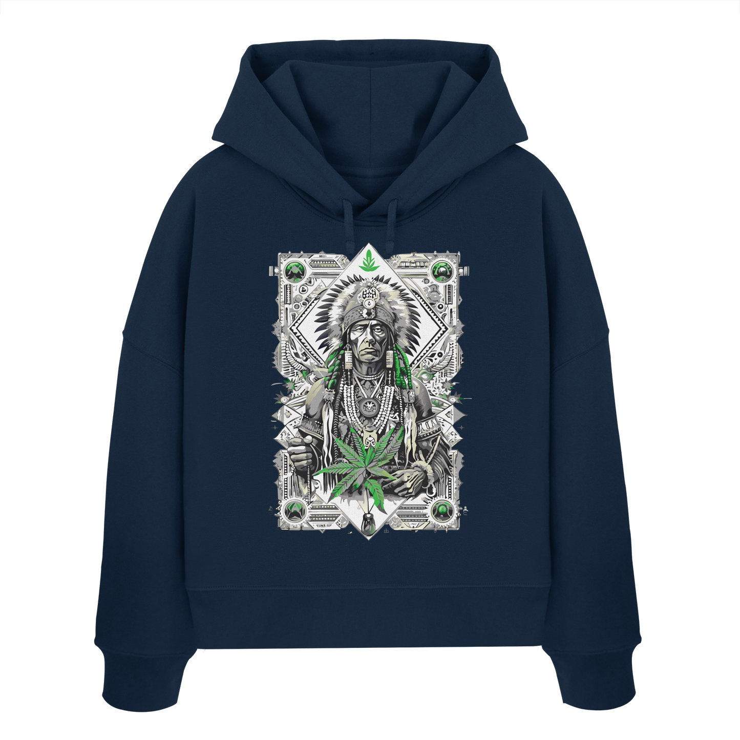 Indian - Ladies Boxcut Hoodie