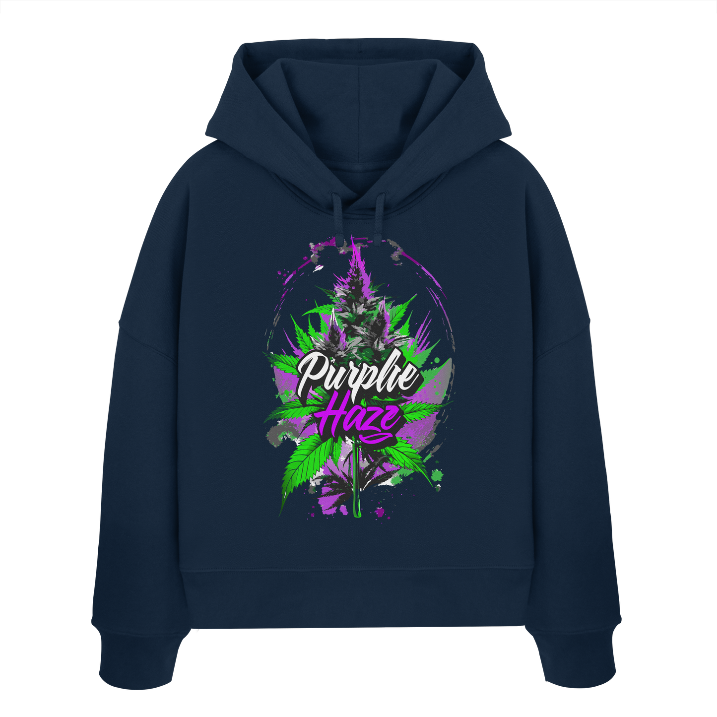 Purple Haze - Ladies Boxcut Hoodie