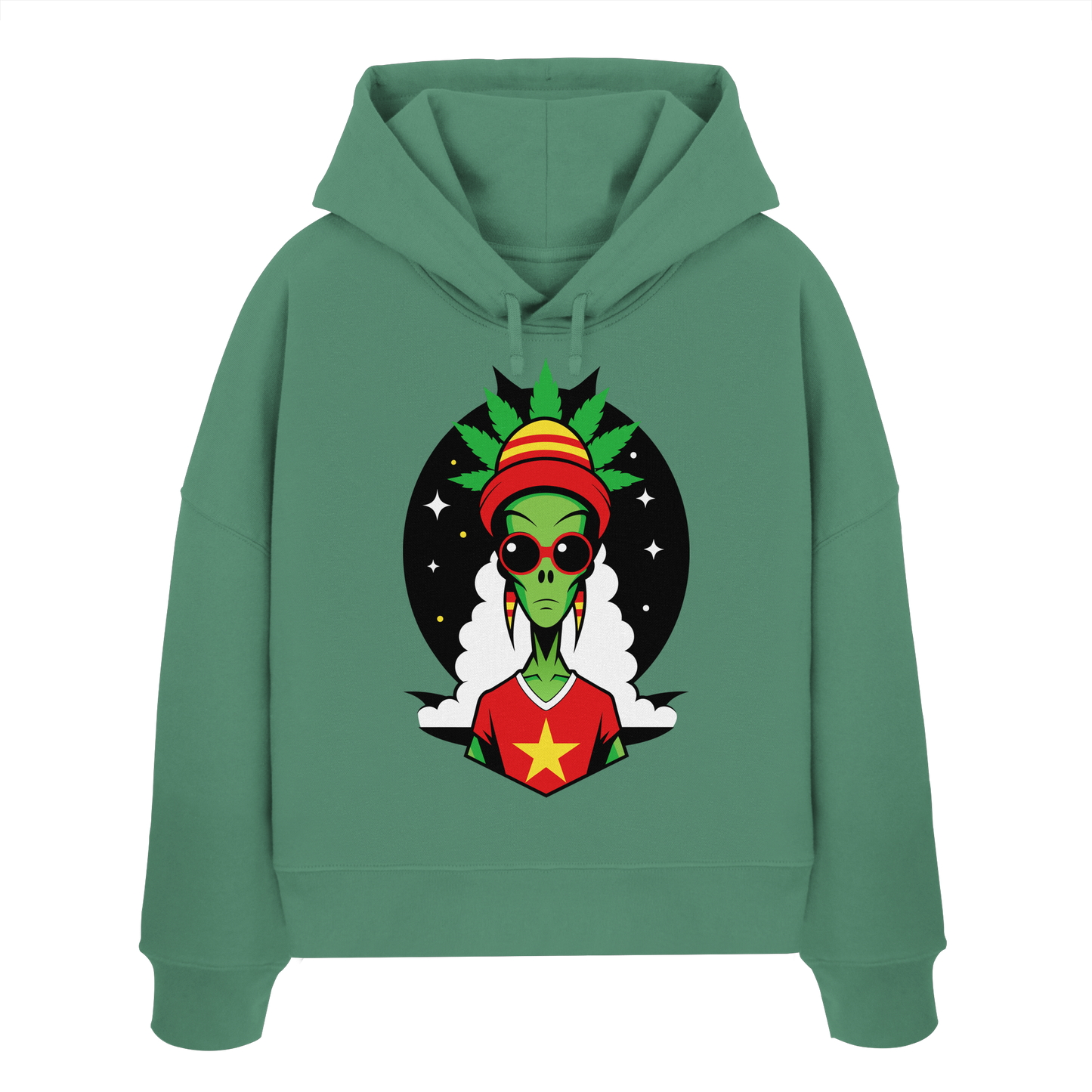 Alien - Ladies Boxcut Hoodie