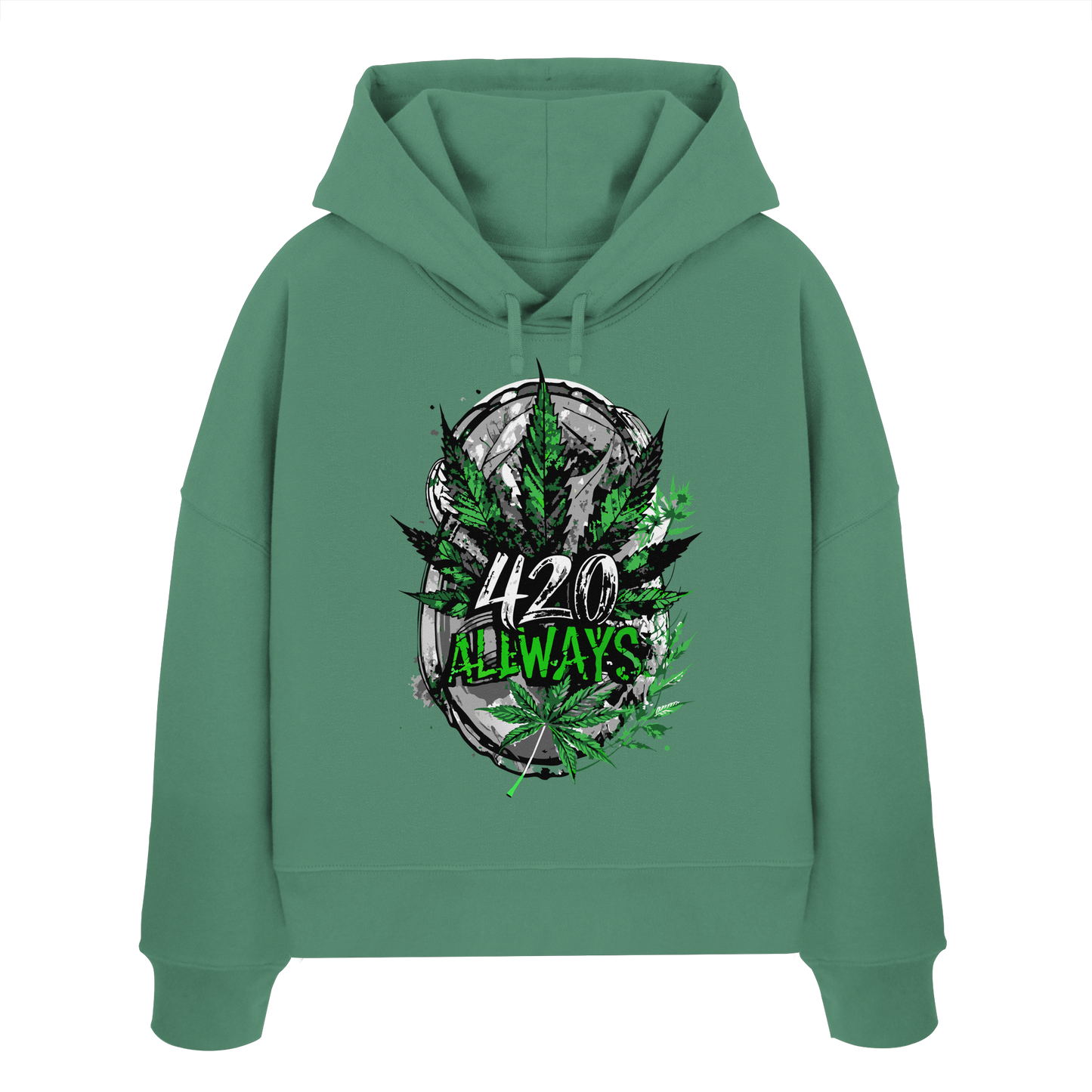 420 Always - Ladies Boxcut Hoodie