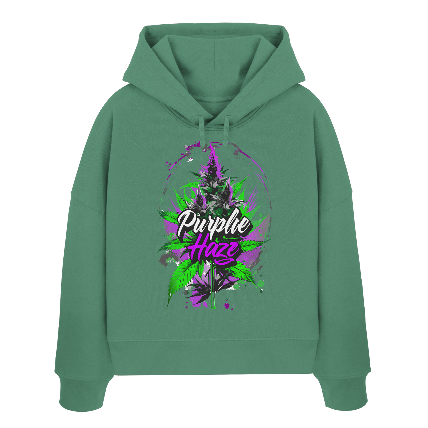 Purple Haze - Ladies Boxcut Hoodie