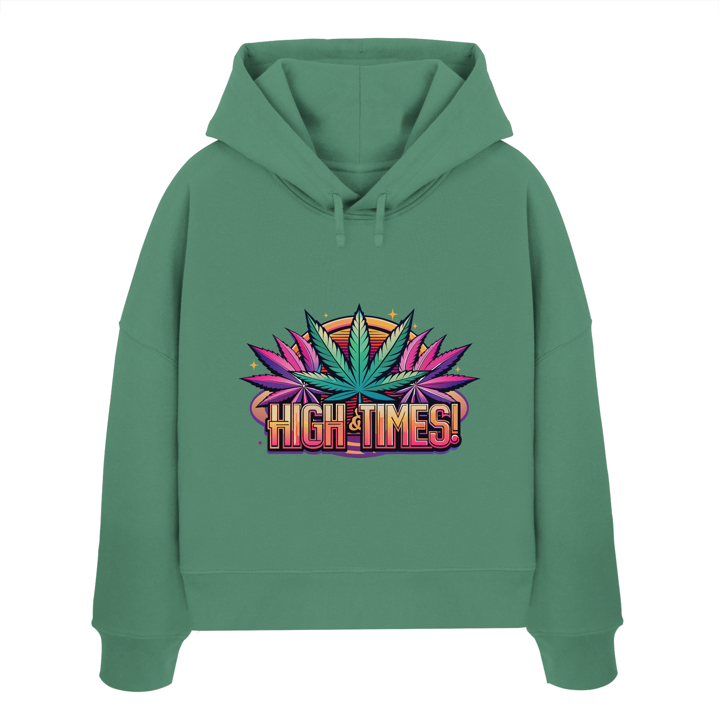 High Times Ufo - Ladies Boxcut Hoodie