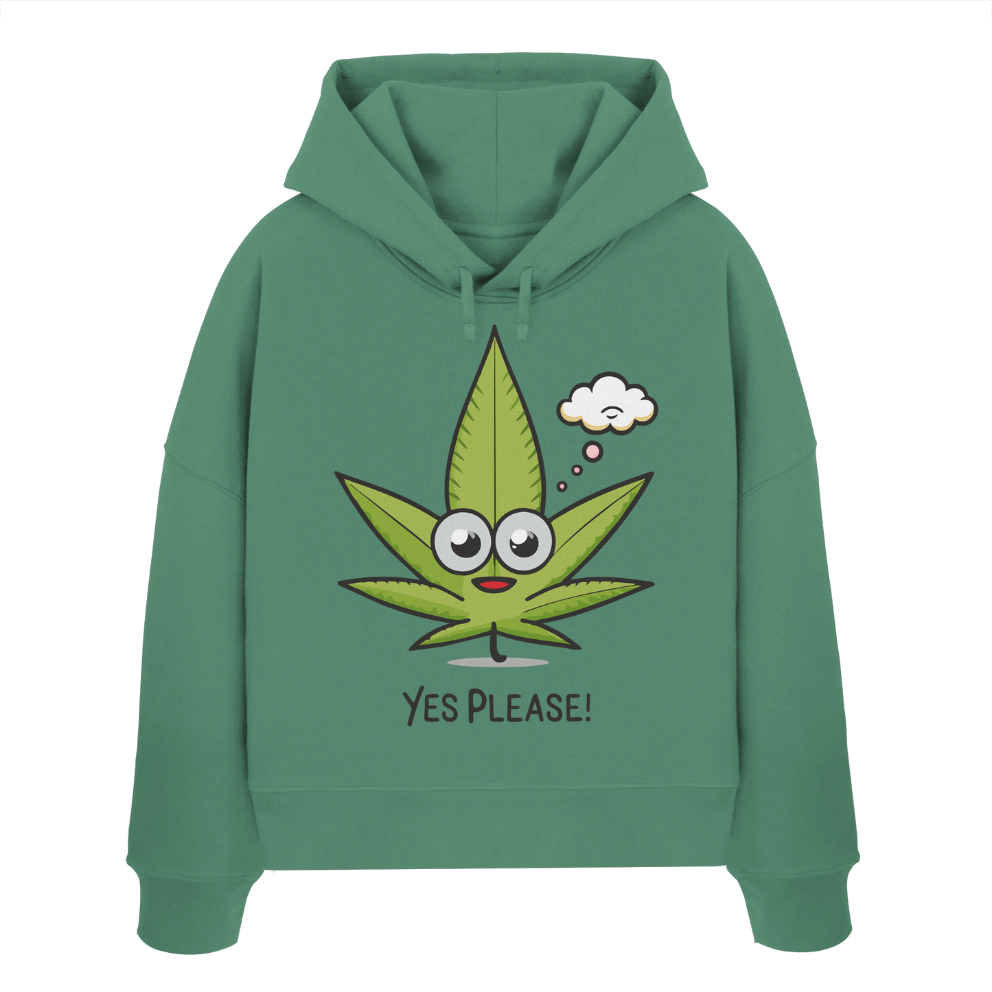 Yes Please - Ladies Boxcut Hoodie