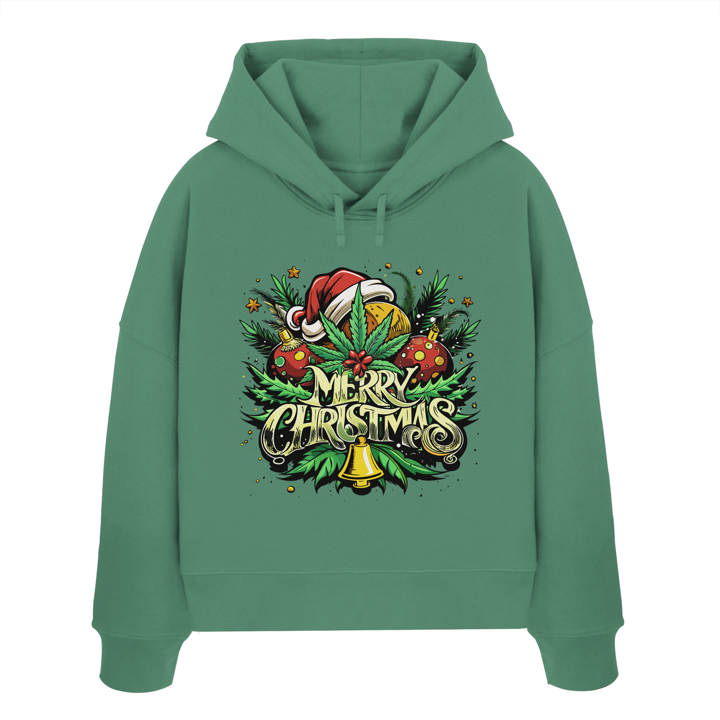 Bell Christmas - Ladies Boxcut Hoodie