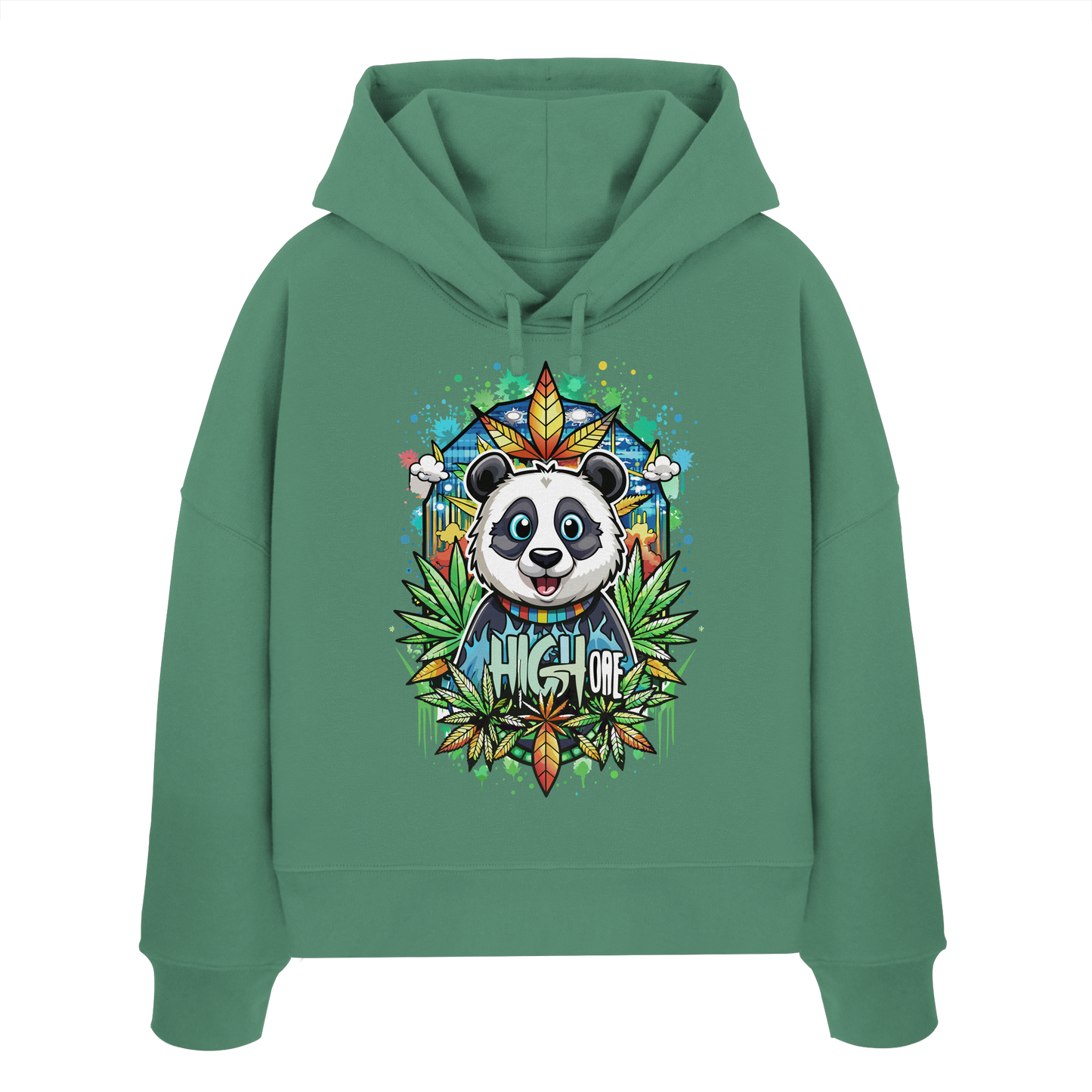 High Bear - Ladies Boxcut Hoodie