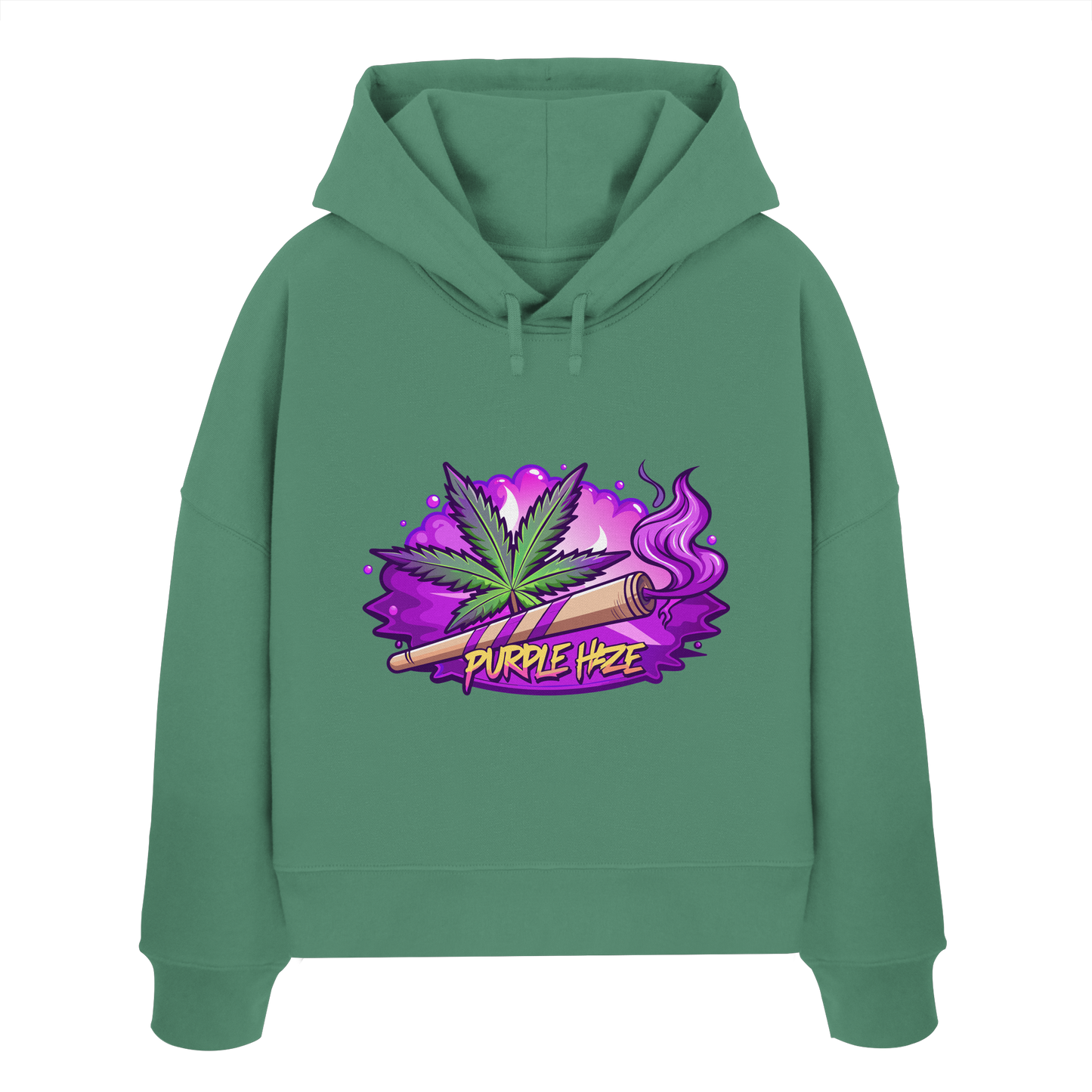 Purple Haze Joint - Ladies Boxcut Hoodie