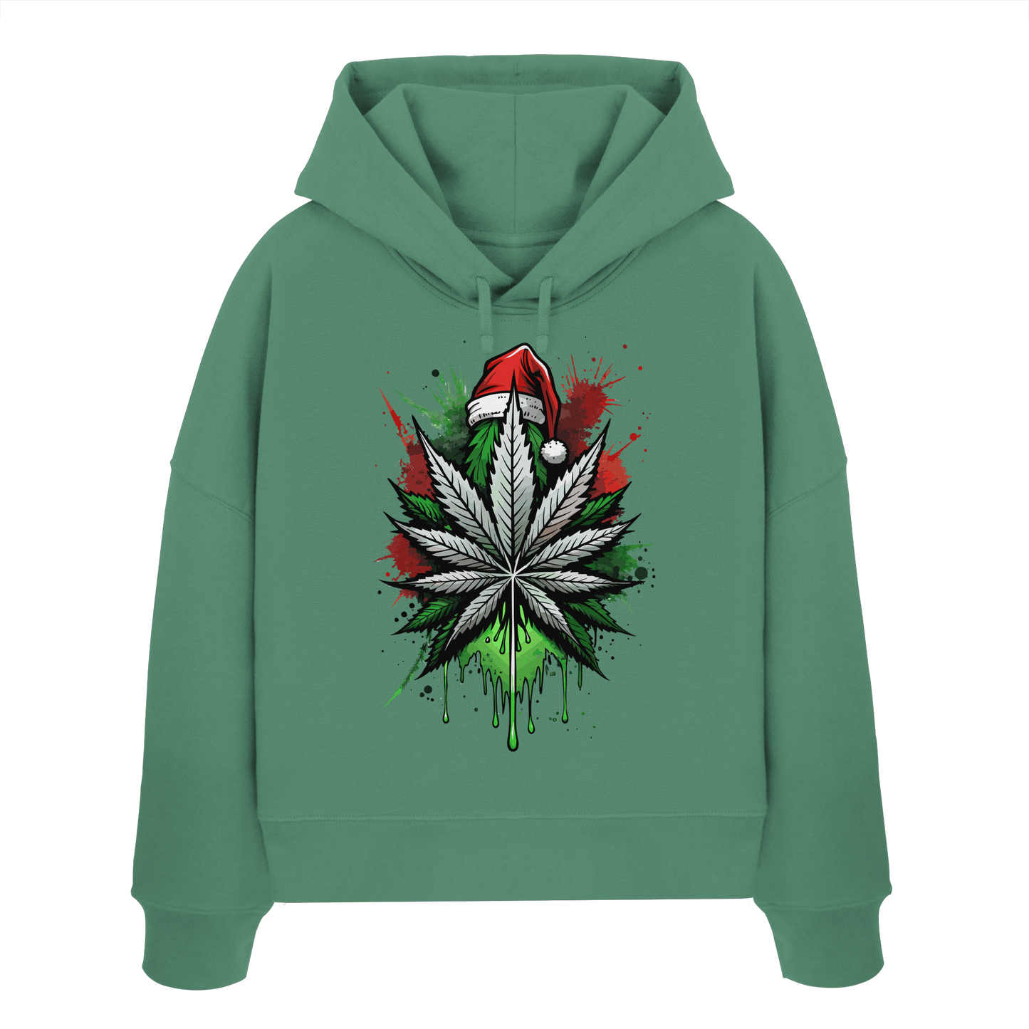 Cap Cannabis - Ladies Boxcut Hoodie