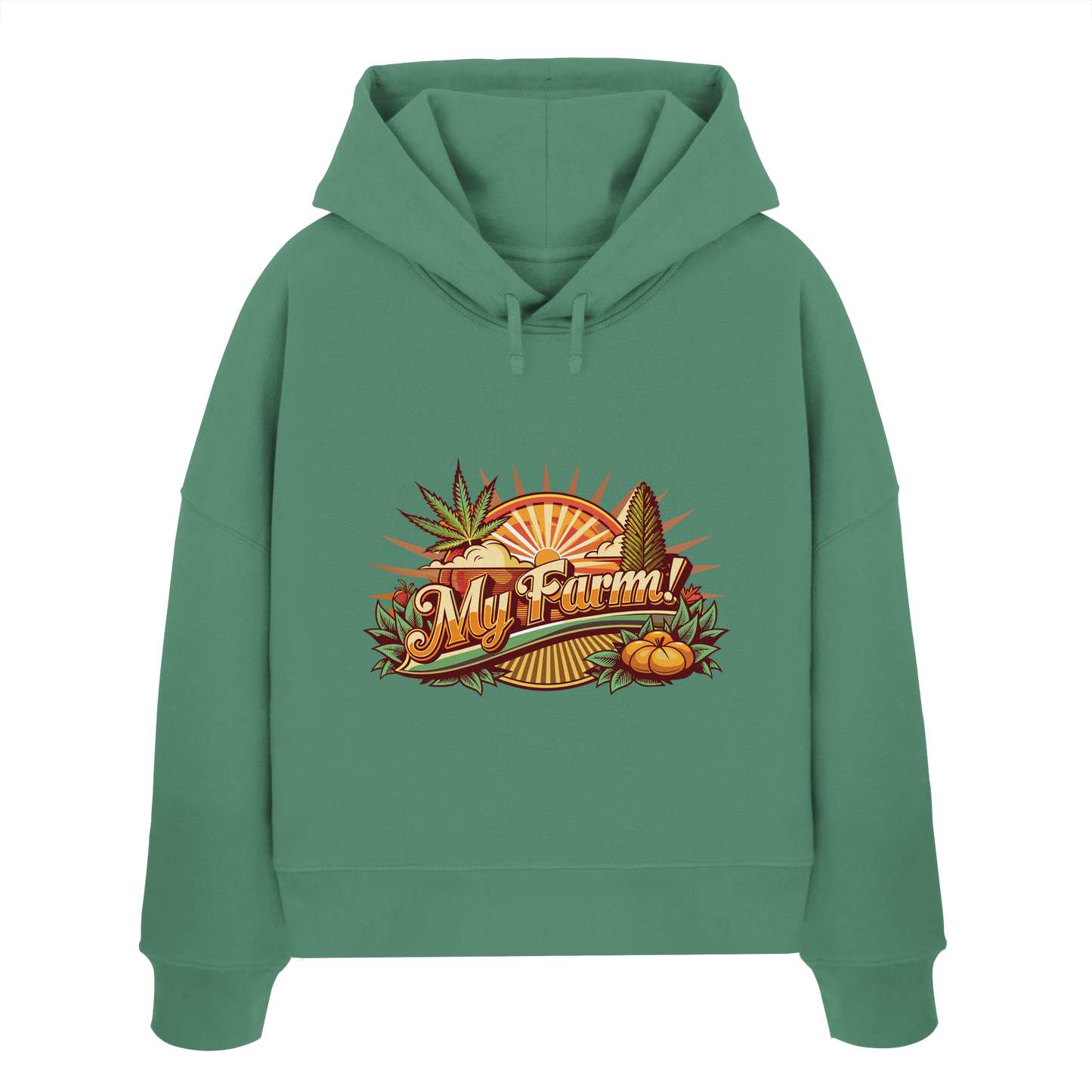 My Farm - Ladies Boxcut Hoodie