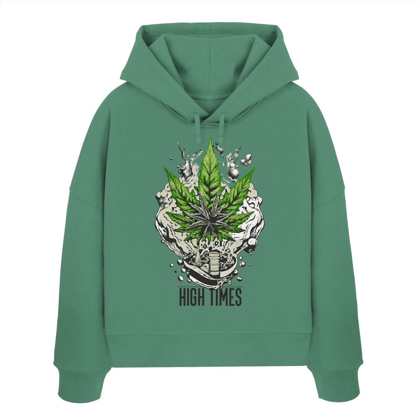 High Times Rocks - Ladies Boxcut Hoodie